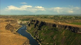 Evel Knievels Famous Snake River Canyon Jump [upl. by Sucul]