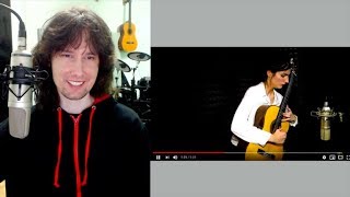 British guitarist reacts to UNKNOWN VIRTUOSO Roxane Elfasci [upl. by Nnanerak813]