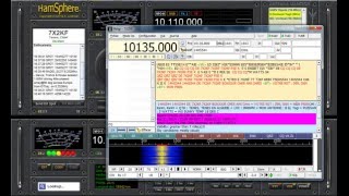 QSO in CW using FLDIGI on Hamsphere 40 [upl. by Davita472]