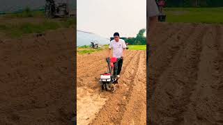 Equipment Σ Rotary Tiller Weeder Ditcher Elderly Women can be easily operated [upl. by Weingarten]