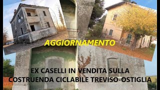 Ex caselli ferroviari in vendita sulla costruenda ciclabile TrevisoOstiglia Aggiornamento [upl. by Legnaros]