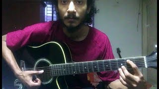 Artcell  Amar Pothchola Guitar Intro Tutorial Part 1 [upl. by Lednar19]