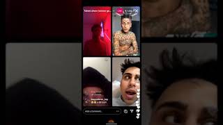 REDD4X and 954ENZO BEEFIN ON IG LIVE PART 1 [upl. by Anirahs602]