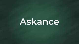 Askance  Definition Pronunciation Examples Synonyms [upl. by Skell]