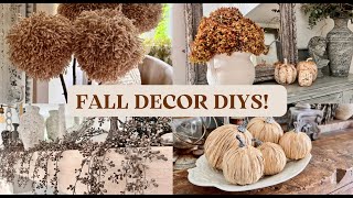 FALL DIY DECOR  HIGHEND FALL DECOR  HOME DECOR ON A BUDGET  Fall Decorating Ep2 [upl. by Allisan334]