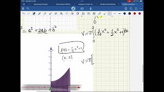 Rotationsvolumen berechnen Abiturprüfung [upl. by Ennahs]