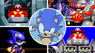 Sonic the Hedgehog CD  All Bosses No Damage [upl. by Ainyt]