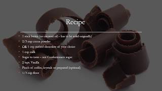 Chocolate Frosting without Confectioners Sugar [upl. by Wojak]