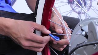 How to Tighten Your Bicycle Spokes [upl. by Ruon]