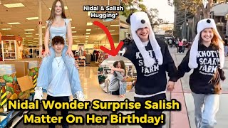 Nidal Wonder Officially Surprised Salish Matter On Her 15th Birthday They’re HOLDING HANDS 💞😱 [upl. by Hterrag488]