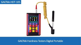 Hardness Testers Digital Portable  GAOTek [upl. by Haidebej]