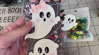 Project share using Beebeecraftcom products Come see the Halloween Boo Mail [upl. by Akinot]