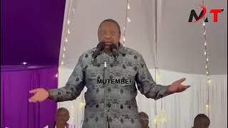 UHURU KENYATTA FINALY MEETS DP GACHAGUA AT A CHURCH SERVICE SEE THE REACTION [upl. by Stanfield766]