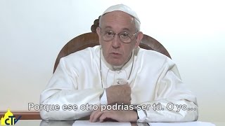 Francisco pide por YouTube quotapoyoquot a los países que acogen refugiados [upl. by Aliak]