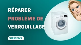 Comment réparer un problème de verrouillage du lavelinge Siemens iQ500 iSensoric [upl. by Tiphane]