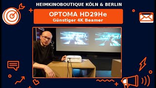 Optoma HD29He günstiger Top 4K Beamer Im Test die Unterschiede zu den Spitzenmodellen 2020 [upl. by Keithley]