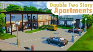 Newcrest Double Apartments Sims 4 No Talking No CC [upl. by Assile324]