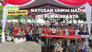 UMKM Naik Kelas Di Gelar Ratusan Tenan UMKM Di Purwakarta purwakarta umkm [upl. by Idaf]