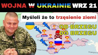 21 WRZ KRYM PŁONIE Ukraińcy Przeprowadzili NAJWIĘKSZY ATAK NA KRYM  Wojna w Ukrainie Wyjaśniona [upl. by Rolandson509]