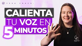 5 MINUTOS DE VOCALIZACIÓN  LIMPIA TU VOZ ANTES DE CANTAR  EJERCICIOS DE CALENTAMIENTO VOCAL [upl. by Namas]