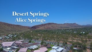 Desert Springs Alice Springs 4k drone footage [upl. by Nickey]