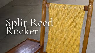 Caning amp Rushing Restoration  Split Reed Rocker [upl. by Malan]