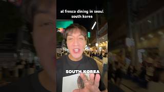 al fresco dining in seoul south korea [upl. by Eustazio]