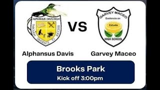 Alphansus Davis vs Garvey Maceo Schoolboy Football 2024 [upl. by Nawed913]