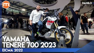 Yamaha Tenere 700  A EICMA 2022 la versione rinnovata della mitica ENDURO jap [upl. by Nahem]