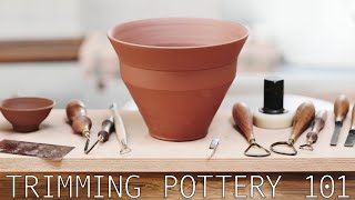 Trimming Pottery 101 [upl. by Madox868]