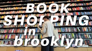 book shopping in brooklyn and book haul [upl. by Haiasi555]