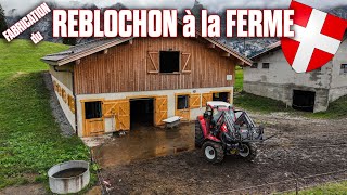 👨‍🌾🧀FABRICATION du REBLOCHON FERMIER en MONTAGNE  une MAGNIFIQUE MATINÉE dans cet Élevage  🤩 [upl. by Jacobson496]