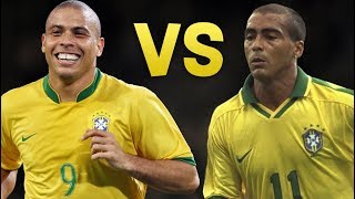 Romario vs Ronaldo Comparativa con goles [upl. by Deanna]