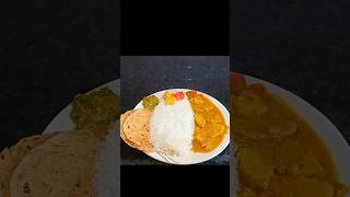 Lunch thali lunchthaliindianfoodshortfeed shorts [upl. by Gorey239]