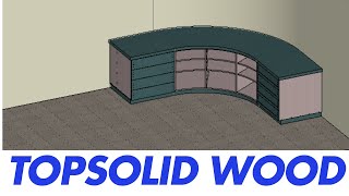 TopSolid Wood  projetos complexos [upl. by Primo]