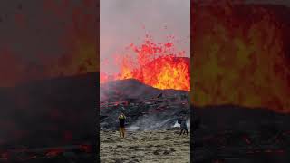 Volcano Eruption with Sound 🌋  ගිනිකඳු පිපිරීම😲  Unbelievable Closeup Footage of Volcano Erupting🌋 [upl. by Saile417]