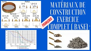 Matériaux de construction exercice complet  base [upl. by Madian]