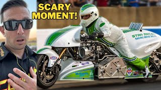 Tragedy Strikes Top Fuel Motorcycle 🙏 [upl. by Merrill]