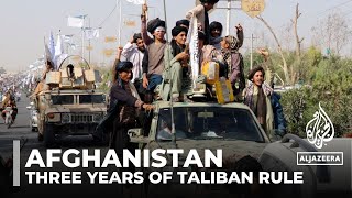 Taliban marks three years since return to power in Afghanistan [upl. by Arraet]