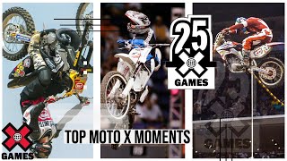 TOP MOTO X MOMENTS 25 Years of X  World of X Games [upl. by Ellimahs]