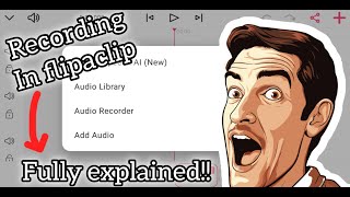 Flipaclip Voice Recording Made Easy Cartoon Tutorial [upl. by Gnohp265]