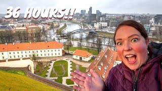 BEST Things to SEE and EAT in VILNIUS LITHUANIA  36 Hours in Vilnius [upl. by Cindra]