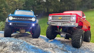 TRX4m HighTrail vs Base Model TRX4m  OffRoad Battle [upl. by Padegs591]