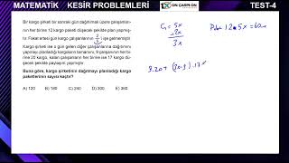 Kesir Problemleri Test 4 Soru 3 [upl. by Kcirddor279]