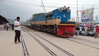 Burimari Express Leaving From Dhaka Airport Railway Station  Dhaka To Lalmonirhat Bd Railway [upl. by Ariamo]