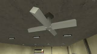 61quot Monster Breeze Brick AirTech Revisioned Ceiling Fan Demo [upl. by Killam]