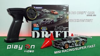 Mini Rc Drift Car  Ford Mustang 143 [upl. by Jayne]