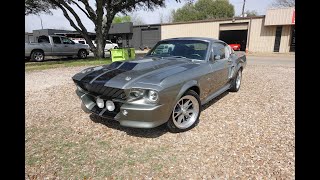 1967 Fastback Mustang Pepper Grey w Black Stripes Cold Start amp Walk Around [upl. by Cesaria]