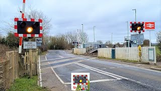 Kempston Hardwick Level Crossing Bedfordshire [upl. by Ettedranreb]