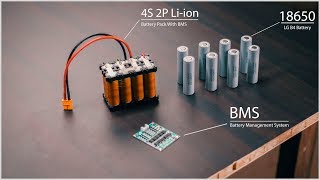 Make Your Own 4S 2P Liion Battery Pack  18650 Battery [upl. by Norbie]